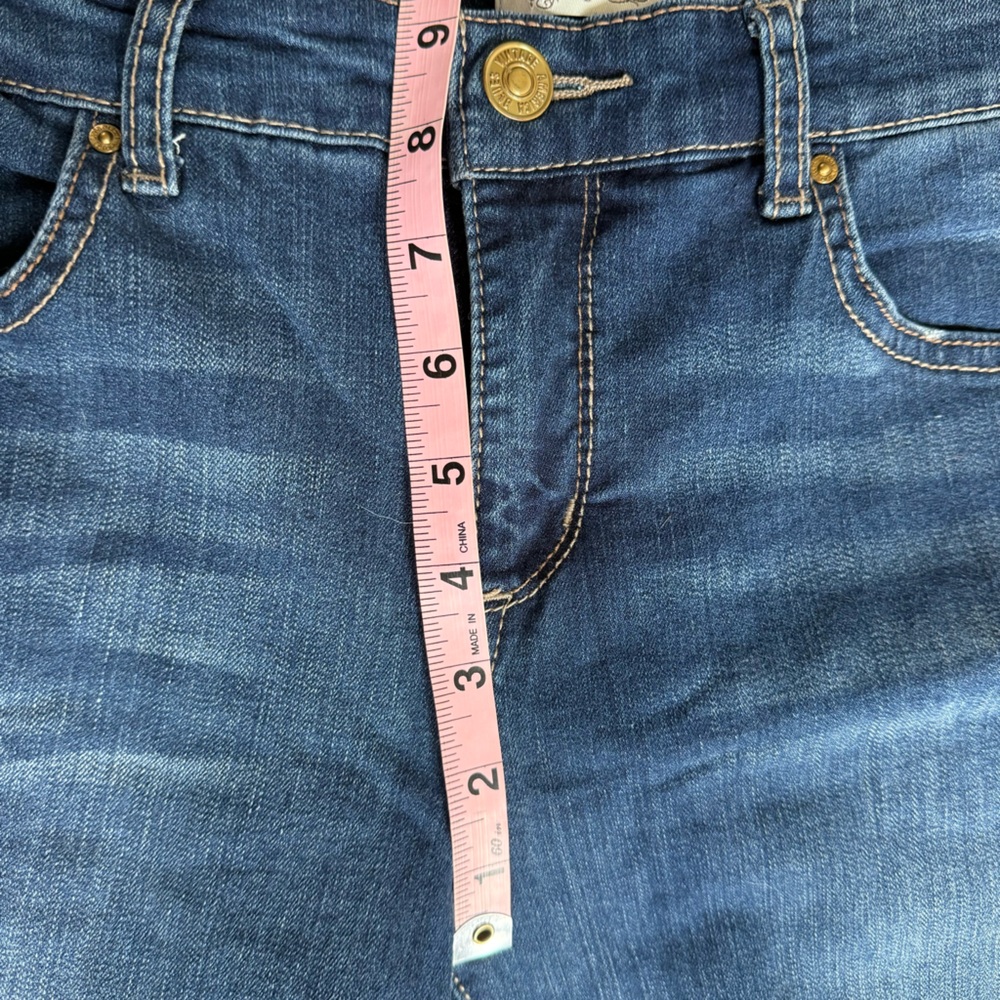 Vintage America Blues Jeans Boho Bootcut Dark Blue Size 4 / 27 EUC - Picture 7 of 8